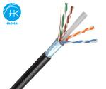 Jelly Filled UTP CAT6 Cable With Messsenger Outdoor Aerial Network Cable