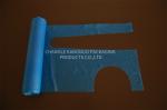 Blue Polythene Colored Hygiene PE Plastic Throw Away Aprons 800x1250mm Size