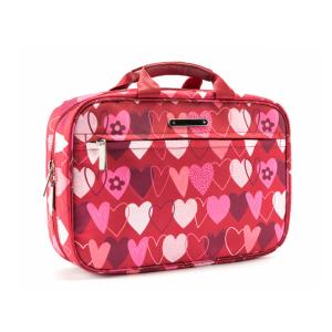 Wholesale Vintage Heart Printed Travel Wash Hanging Toiletry Bag from china suppliers