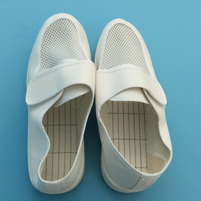 Single Hole Mesh ESD Safety Shoes Anti Static Footwear Non Autoclavable