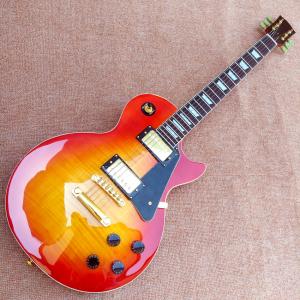 Wholesale Standard LP 1959 R9 electric guitar, Cherry burst color electric guitar with Gold hardware, free shipping from china suppliers