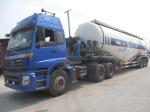 Three Axles 30cbm Bulk Cement Truck With Diesel Engine , Semi Trailer Trucks