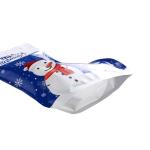 Christmas Socks Stand Up Aluminium Pouches Decorations Plastic Reasable Food