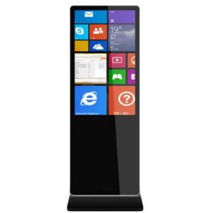 Wholesale High Brightness Touch Screen Monitor Floor Stand , Digital Advertising Displays 43 - 65 Inch from china suppliers