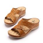 BS081 Amazon Hot Style Slippers Women European And American 2021 New Cross