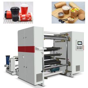 Wholesale 30-400g/M2 1600MM Paper Roll Slitting Machines For Lunch Food Takeaway Boxes from china suppliers