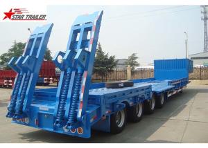 Wholesale 4 Axles Hidden Tires Pipe Transport Trailer Overheight Equipment Transporting from china suppliers