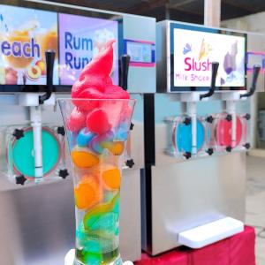 Wholesale 2 Flavors New Slush Machine margarita slushy machine With LED Light from china suppliers