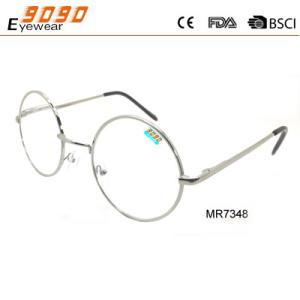 Wholesale Round Fashionable styles reading glasses with metal frame. from china suppliers