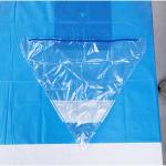 Blue Reinforced Disposable Surgical Drapes With Adhesive Incise Area