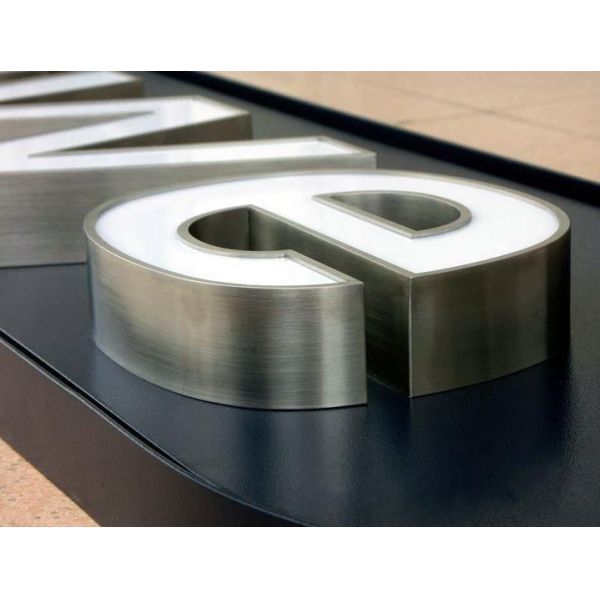 Fabricated Metal Channel Letter Sign 3D Led Light Box Sign