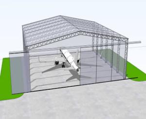 Wholesale Sophisticated Steel Structure Hangar 5m - 6m Height Aircraft Hangar Steel Buildings from china suppliers