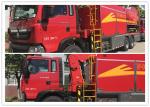 Wireless Control Water Supply Fire Brigade Truck / Fire Fighting Vehicles 294kw