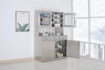 Three Drawer Stainless Steel Storage Cabinet Stable For Hospital OEM Service