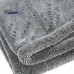 24"X36" Car Cleaning Rags Grey 1200gsm Extra Thick Double Layer Car Detailing