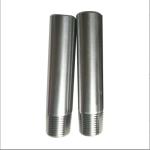 Square Head Forged Stainless Steel 201/304 Male Single Pipe Plain End Long Half