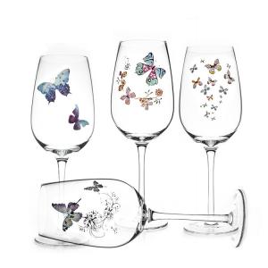 Wholesale Butterfly Series Transparent Lead-Free Crystal Red Wine Glass Water Glass Glass Gift from china suppliers