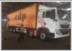 11500x2500x3850 Flatbed Curtain Side Trailers 280HP Euro VI Emission Standard