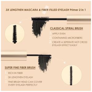 Wholesale 2 In 1 14ml Waterproof Eyeliner Mascara Set Natural Lengthening from china suppliers