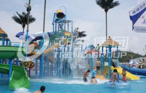 Wholesale Fiberglass Aqua Playground Equipment Interactive Eco - Friendly for Water Park from china suppliers