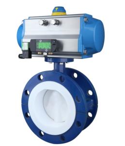 Wholesale Fluorine Lined Industrial Shut Off Valves Pressure Tested To GBIT 13927 Standard from china suppliers