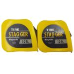 Professional 10 Feet Magnetic Racing Tire Stagger Tape Measure with 1/4" Wide