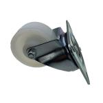 4'' White Color PA Roller Bearing Nylon Swivel Caster Wheels