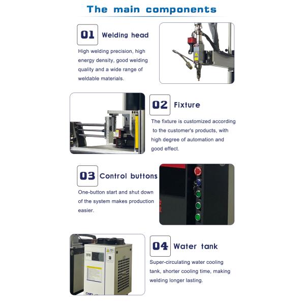 2000W Kettle Automatic Fiber Laser Welding Machine for Spout Welding