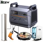 2073AH Powerstation Camping 1200W LED Light Solar Battery Generator
