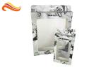 Rectangle Fashion Coated Paper Packaging Box with Hanger, Spot UV Foldable Card