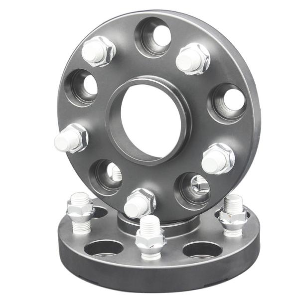 Anodized Black Forged Aluminum Wheel Spacers 5x120 Bolt Pattern For TESLA Model