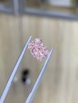 1 - 4 Carat Lab Grown Baby Pink Diamonds Radiant Cut Fancy Intense Pink Diamond