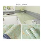 Marble Wallpaper PVC Adhesive Self-Stick 3D Waterproof Sticker for Kitchen