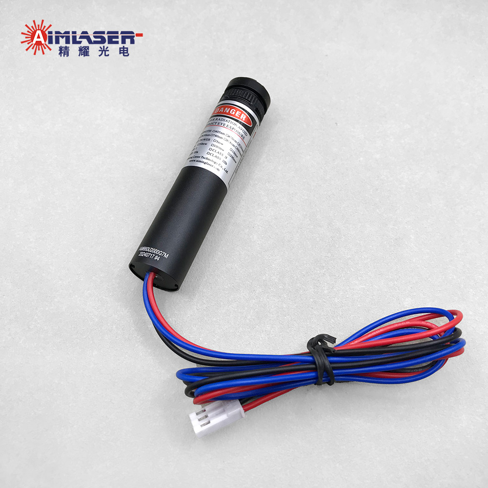 Uniform Distribution Line Laser Module Powell Lens TTL Modulation for Industrial Machine Vision 3D Scanning Quality Inspection