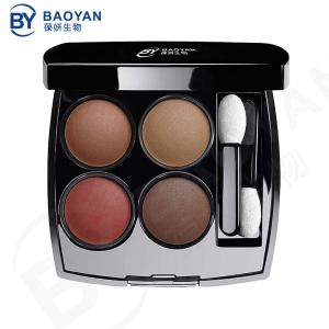 Wholesale Private Label 4 Colors Cosmetic Baked Eyeshadow Palette Highly Pigmented OEM from china suppliers