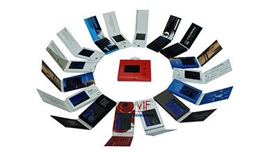 A45 Matt Cover LCD Video Card 4.3 Inch For Greeting Cards Advertising