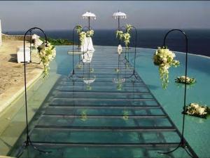 Wholesale Swimming Pool Toughened Glass Stage 1.22 X 1.22M For Wedding from china suppliers
