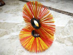 Wholesale Steel Wire Filament Road Sweeper Brush For Snowfield Multi Colors from china suppliers