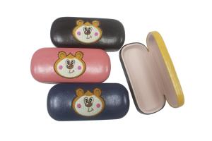 Wholesale PU Embroidery Kids Hard Shell Eyeglass Cases Children Cartoon Cases from china suppliers