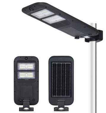DC 6V Smart Integrated Solar Street Light 100W 170Lm/W Radar Sensor 130° Beam