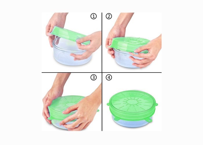 Stretchable Silicone Bowl Covers Tear Resistance Silicone Vegetable Covers