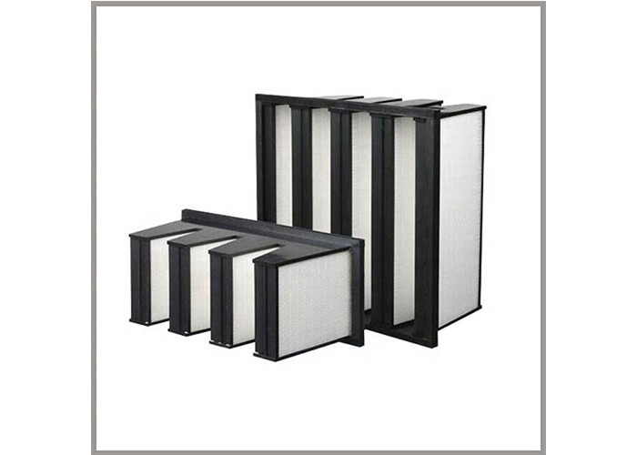 Synthetic F7 F8 W Type 24x24x12 HEPA Filter ABS Plastic Frame