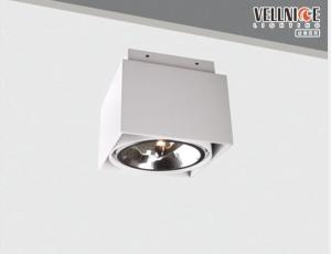 Wholesale Pure Aluminum Max 50Watt G53 Square Surface Mount Can Light For Hotel from china suppliers