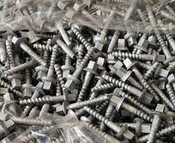 Wholesale Factory Custom Railroad Fastener Sleeper Carbon Steel Screw Spikes from china suppliers