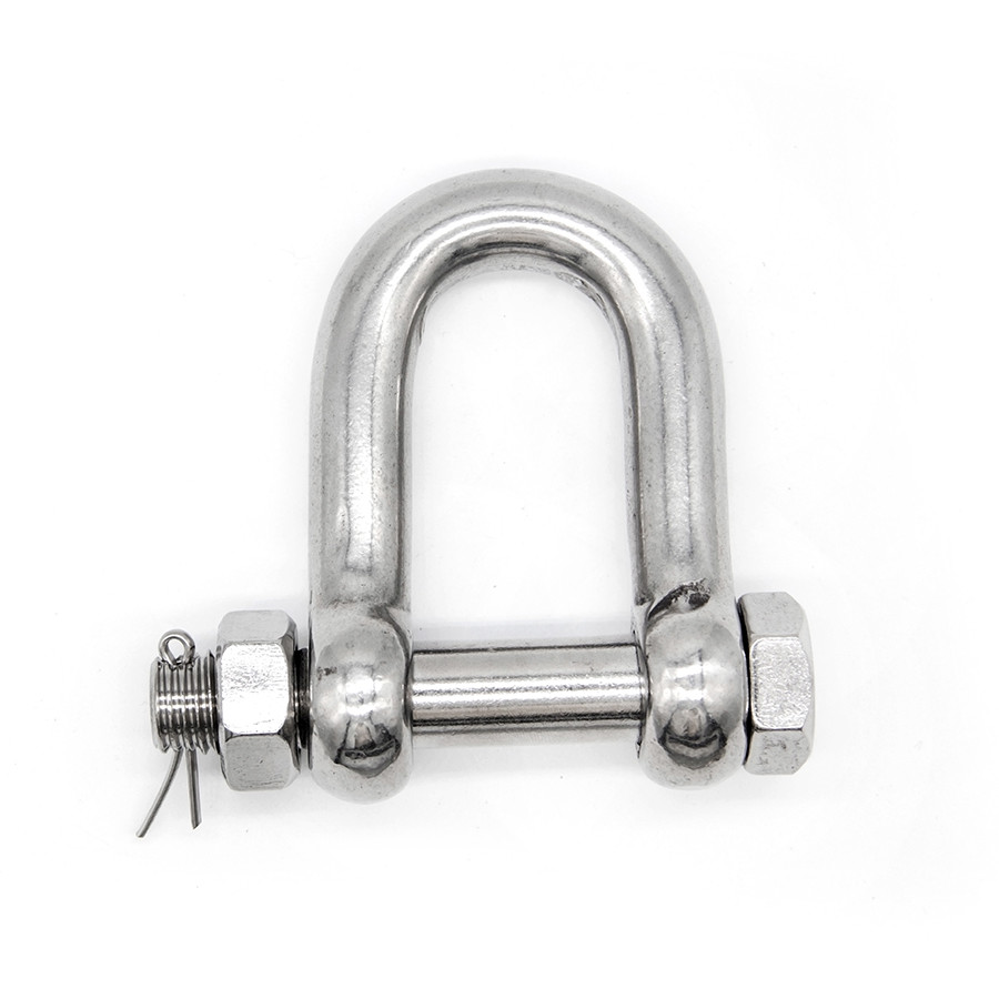 Bow Anchor Shackle With Safety Bolt And Nut Pin