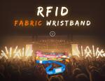One Time NFC RFID Wristband 13.56Mhz Contactless RFID Bracelet Tag Eco Friendly