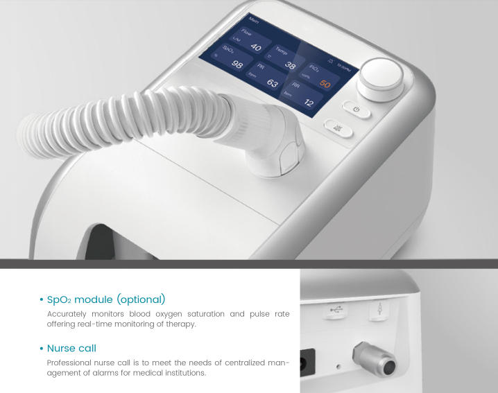 High flow heated respiratory humidifiers,respiratory humidifier best price LRH07