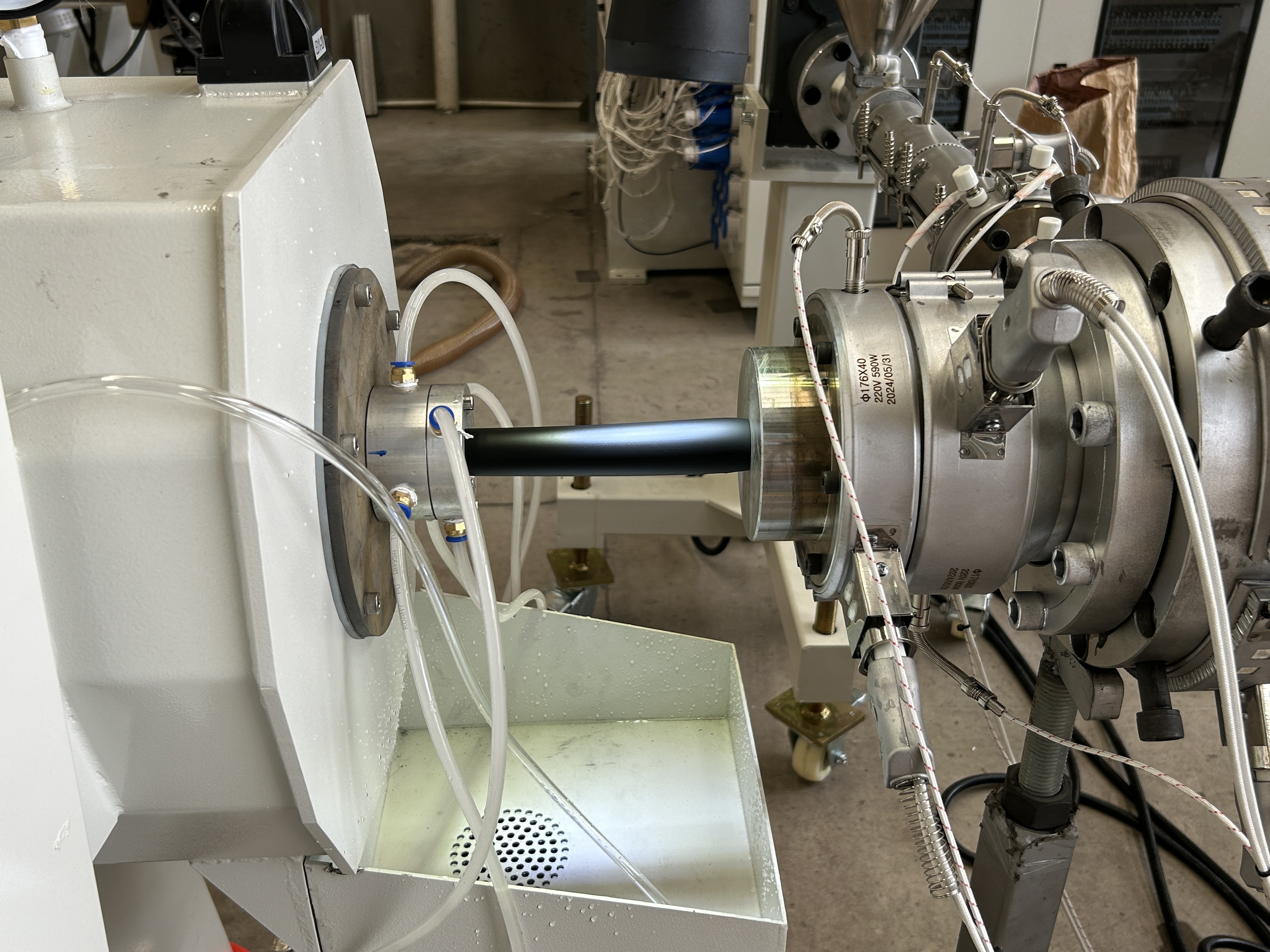 16mm PE Conduit Pipe Hose Twin Single Screw Extruder Making Machine For Water Gas Supply
