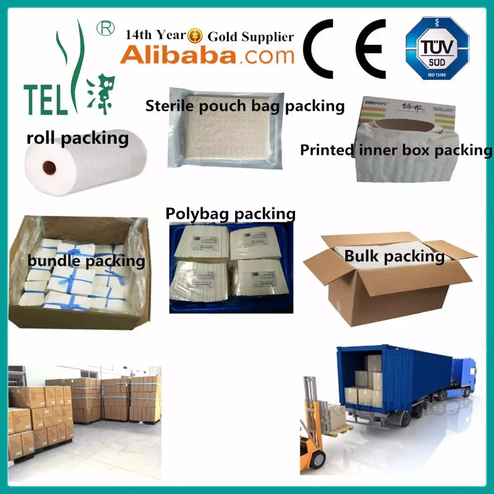Reinforced Scrim Paper Surgical Towels With Cotton Thread