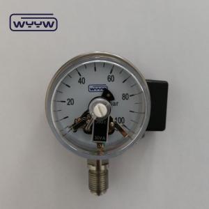 Wholesale 60mm black steel air standard electric contact pressure gauge from china suppliers